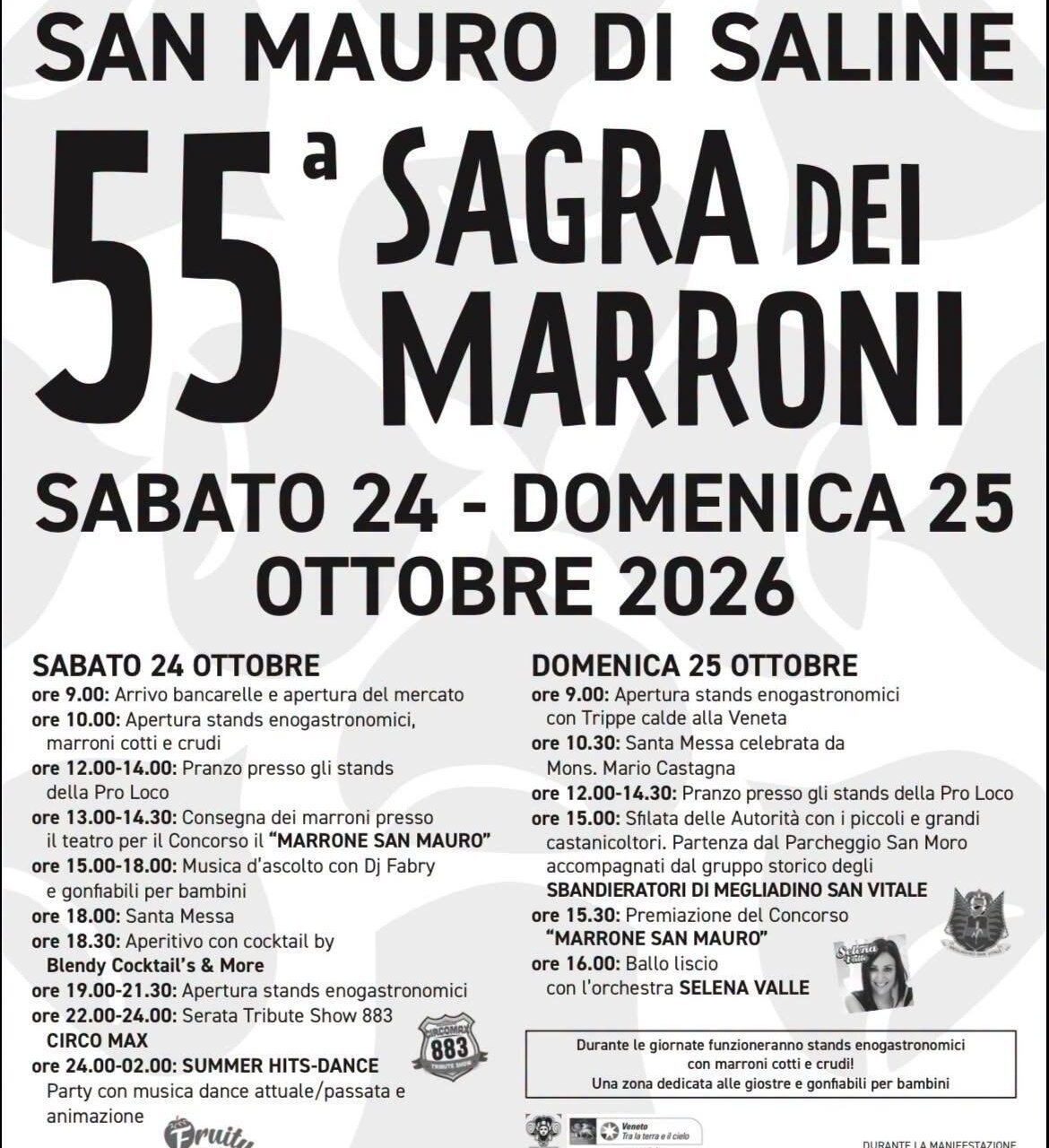 55^ Sagra dei Marroni a San Mauro di Saline
