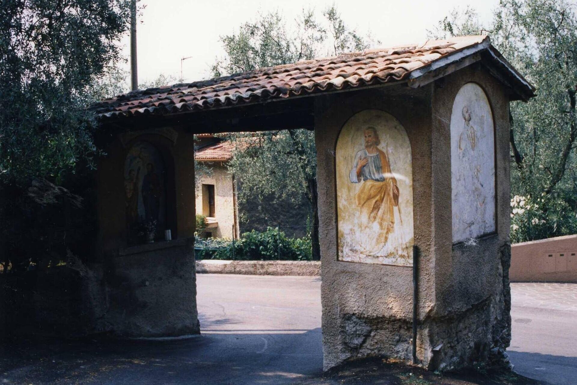 A walk amongst the olive trees and votive shrines