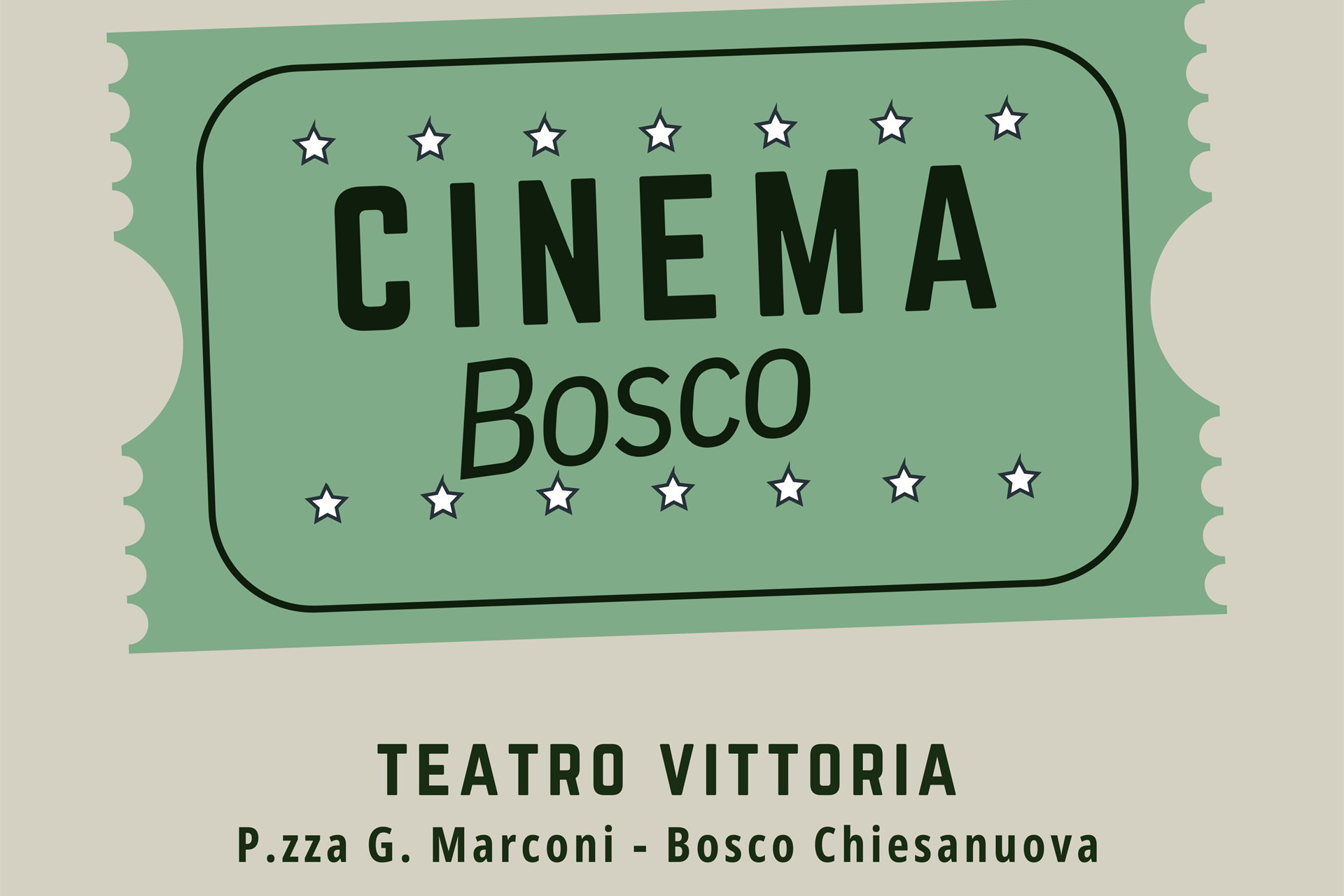Cinema a Bosco Chiesanuova - Calendario Autunno 2026