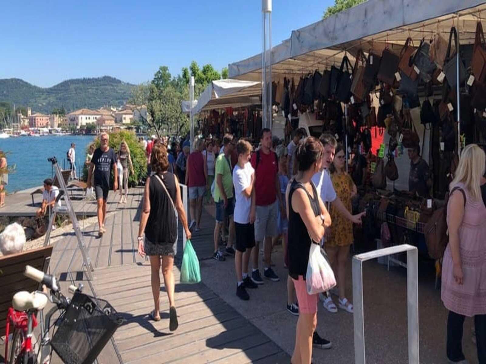 Weekly market in Bardolino