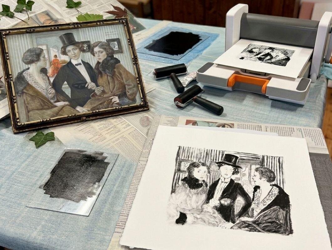 Tra stampa e pittura!