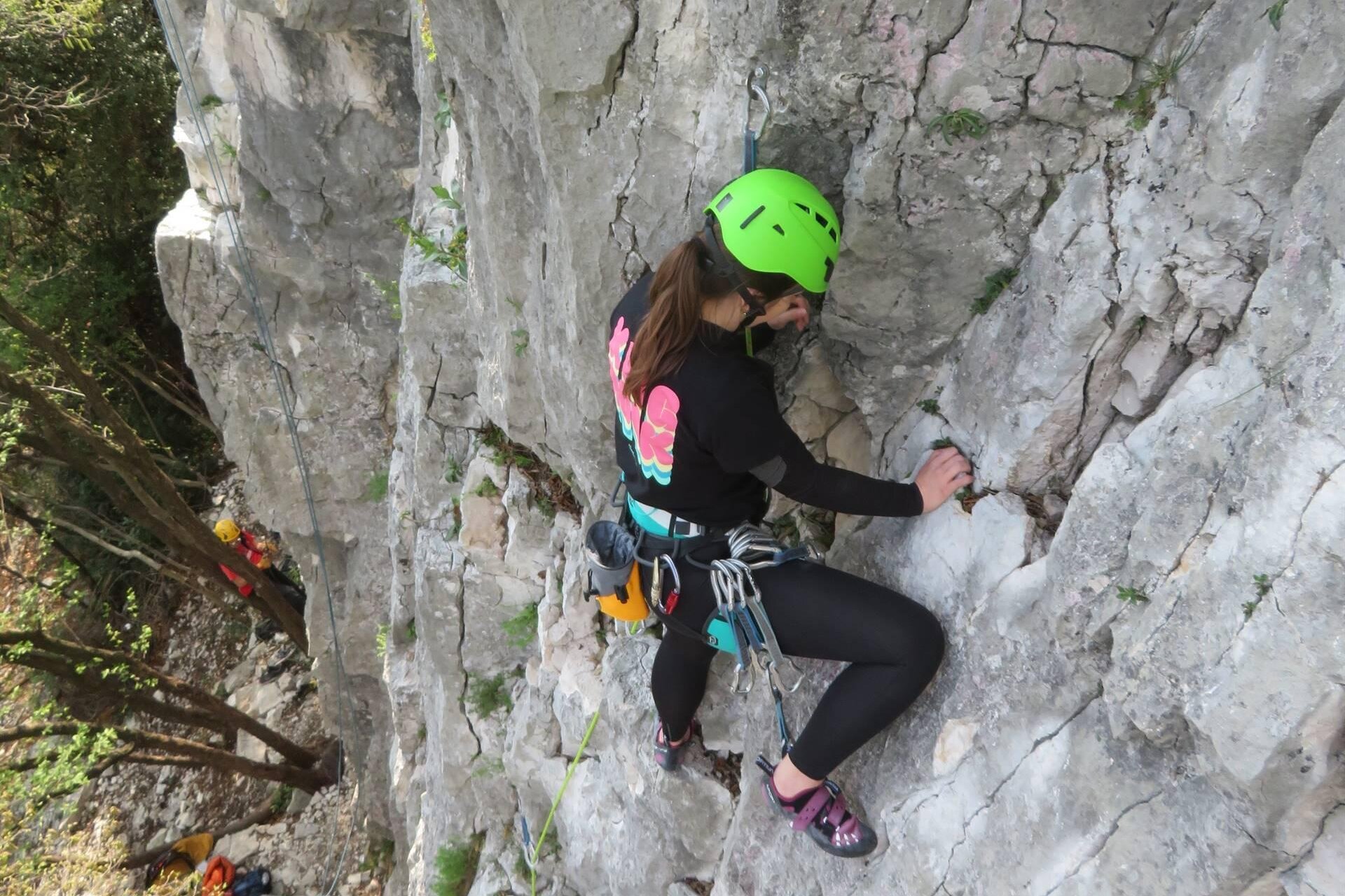 Arrampicata giornaliera nelle Falesie