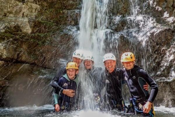 Canyoning Vajo dell'Orsa Minore (first experience, families and children)