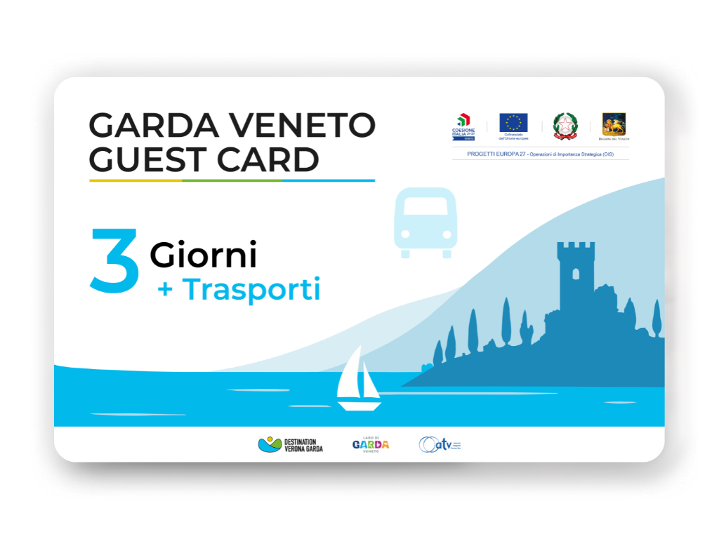 Garda Veneto Guest Card 3 giorni + Trasporti