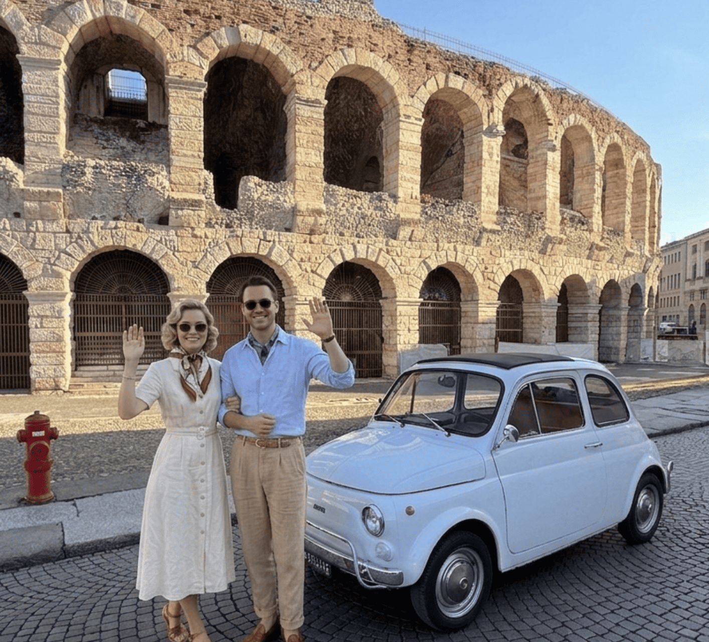 Exclusive Verona tour in a vintage Fiat 500