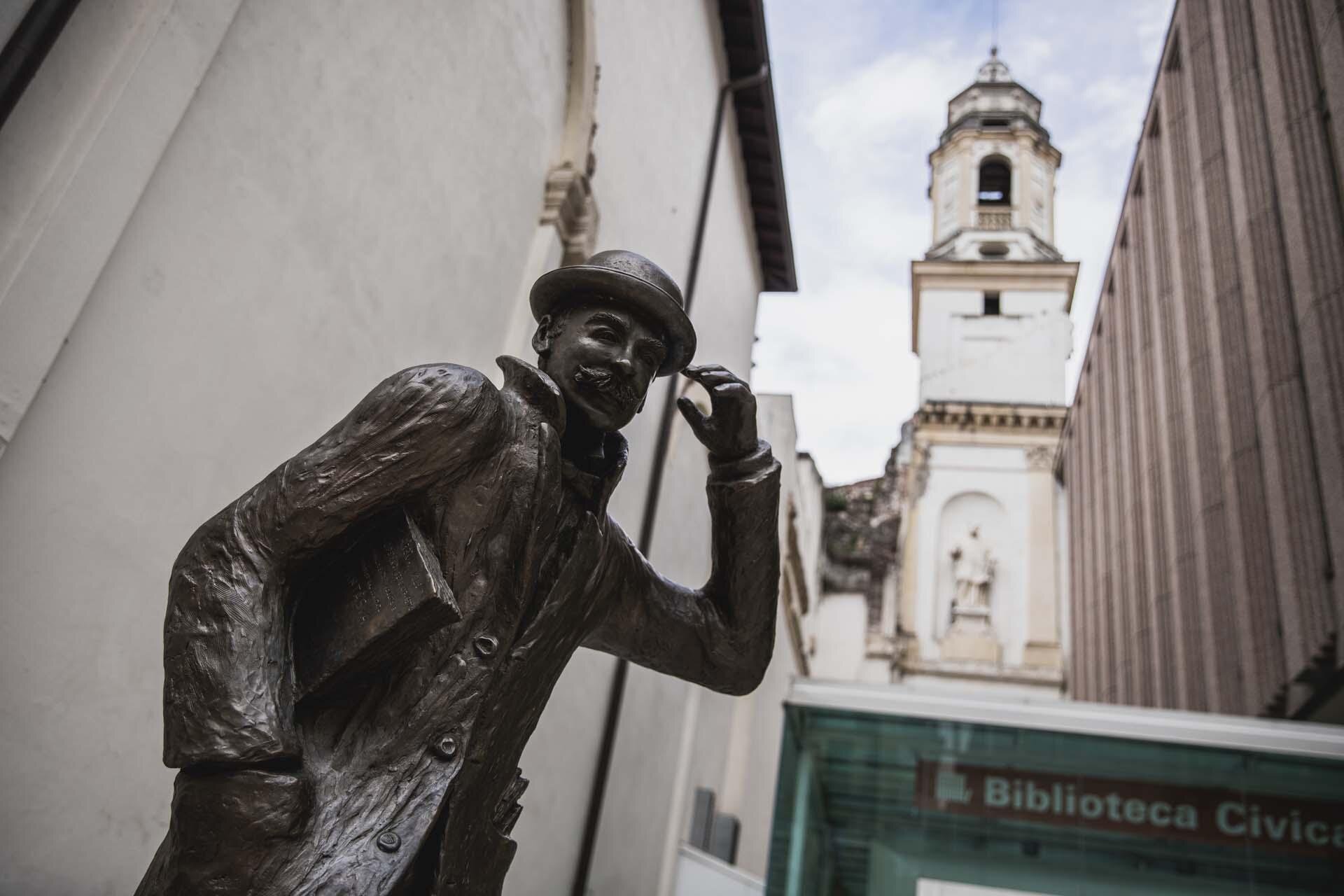 Statue of Emilio Salgari