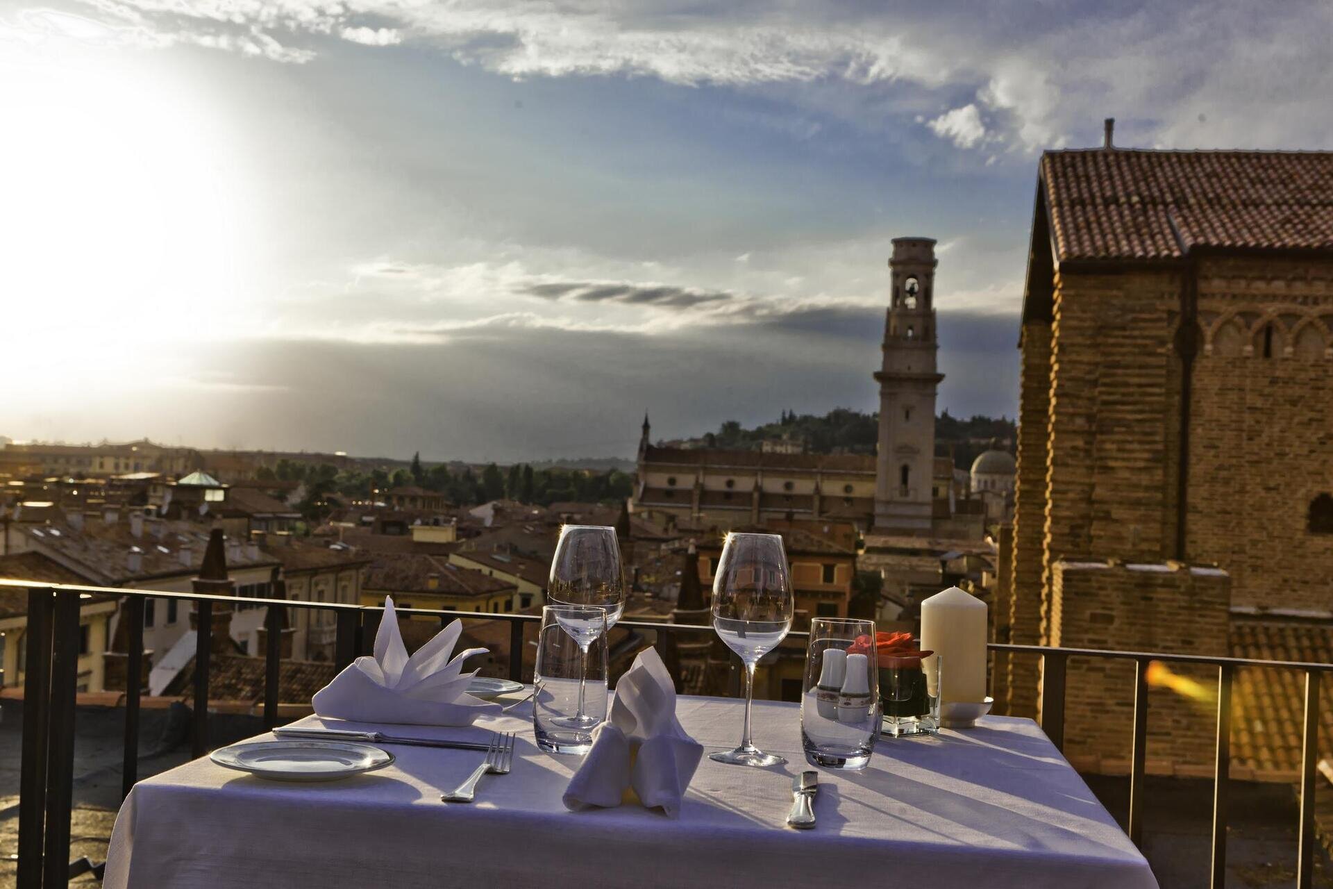 Terrazza panoramica Hotel Milano