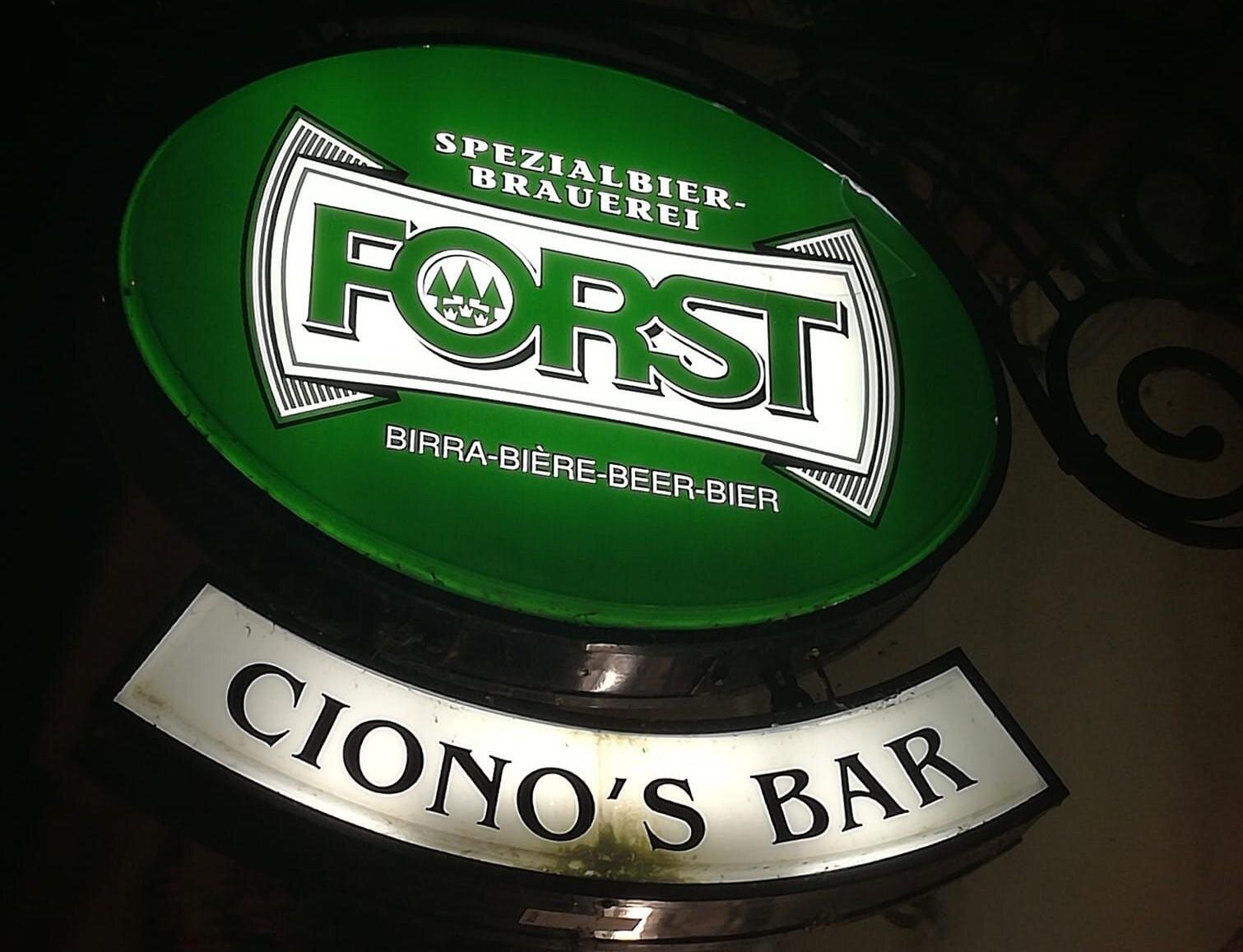 Ciono's bar