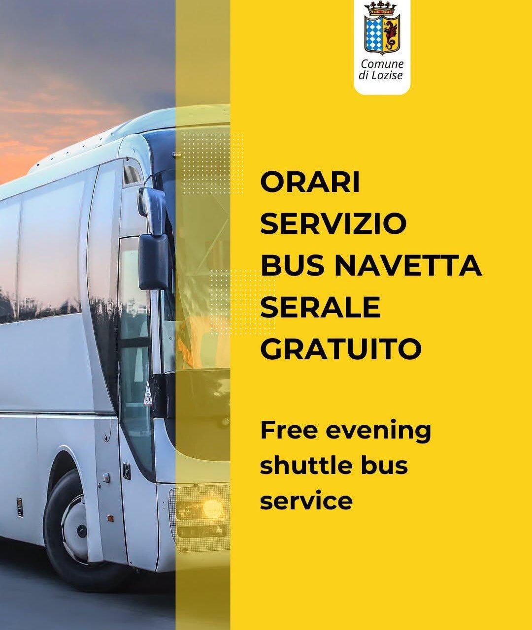 Bus Navetta Serale Gratuito