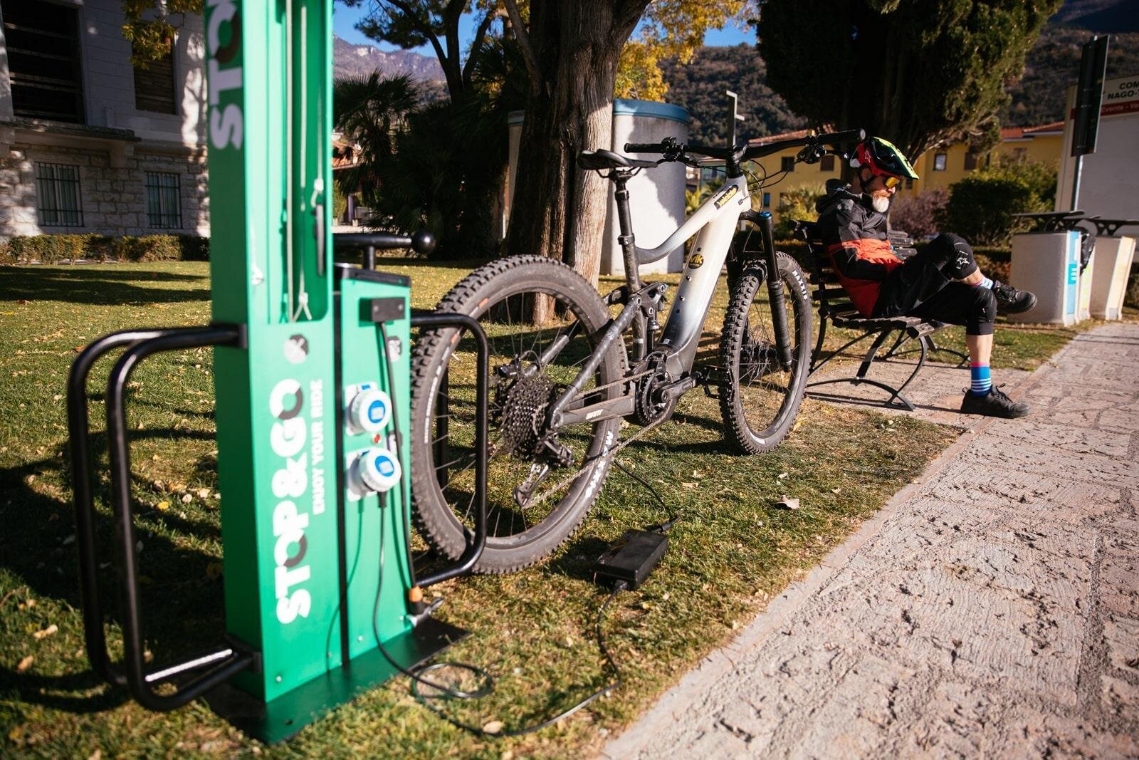 Stazione di ricarica e-bike